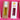 Kraft and white boxes of two pretzels with colored sprinkles and customized bachelorette design