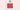 White box of five pretzels with red, pink and white sprinkles and customized Valentine's Day design 